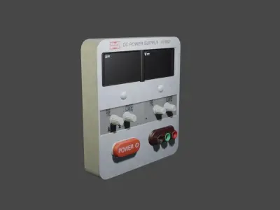 Electric Device for Sci-Fi scenes Low-poly 3D model