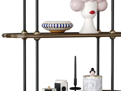 Bookcase Martin by Mezzo Collection 3D model