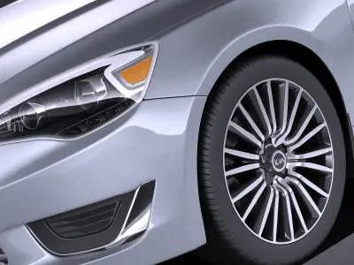 Kia Cadenza 2016 VRAY 3D model