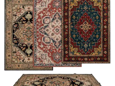 Rugs No 755 Low-poly 3D model
