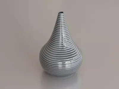 Earthenware jug 09 3D model
