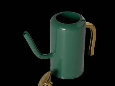 Watering Can Garden equipment Megawodar brand Low-poly 3D model