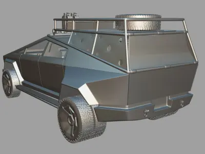 Tesla Cybertruck Off-Road 3D model