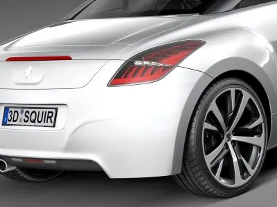 Peugeot RCZ 2013 3D model