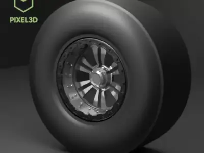 Drag wheel R3 3D print model