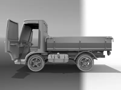 Caminhao de Carga  Low-poly 3D model