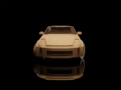 NISSAN FAIRLADY Z 350Z 2002 cardboard car 3D model
