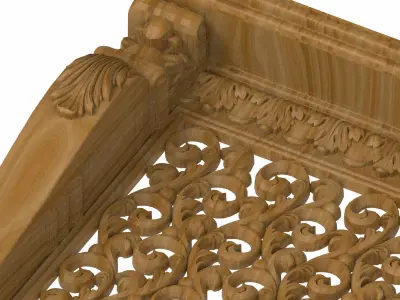 Decorative panel STL 3D model 61