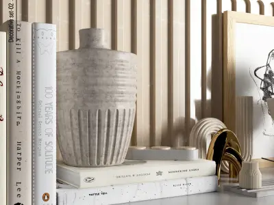 Decorative Set 02 3D model 12