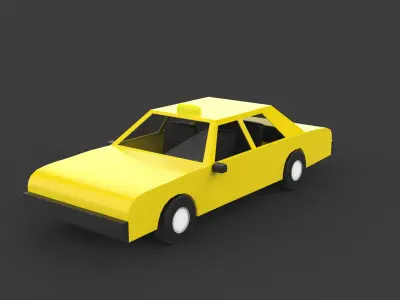 taxi 3d model 3D model