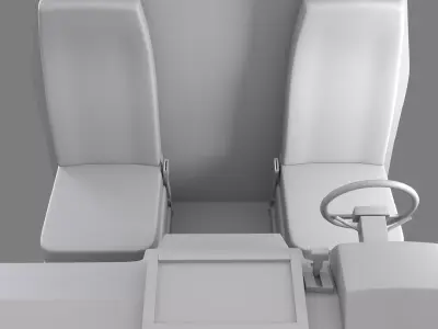Box tuck Low-poly 3D model