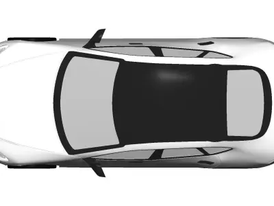 Tesla Car 3D Model 3D model purchase