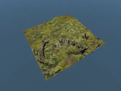 European Biome 1 Free low-poly 3D model