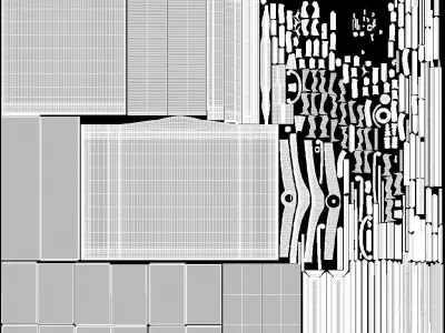 Showcase in classic style 1400 3D model