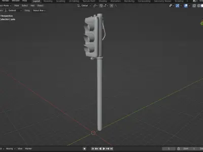 Traffic Light Free 3D model get