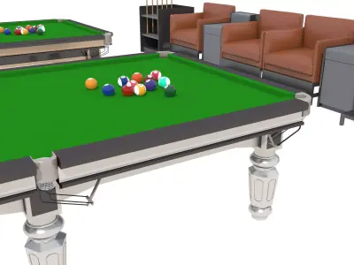 Billiards Table 3D model