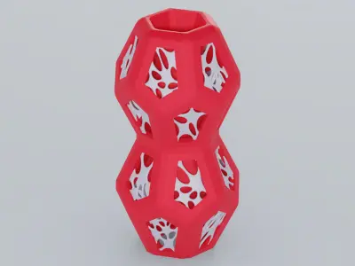Hexa-Penta Flower Vase 3D print model