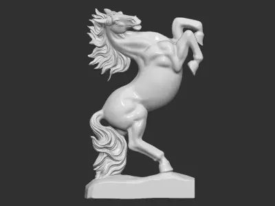 Jumping Horse 3D print model