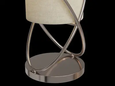 Internal Chrome Table Lamp 3D model