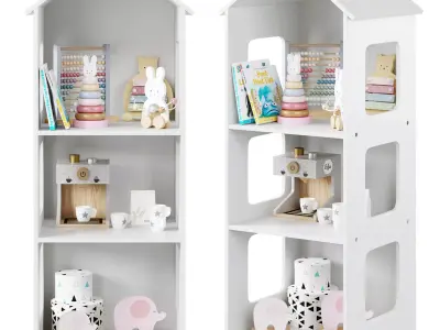 MINU 3 Level Bookshelf by Minime 3D model