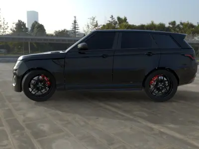 3D Range Rover Sport 2018 3D model