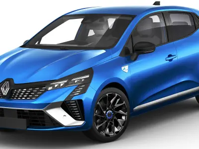 Renault Clio 2024 3D model