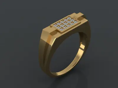 Gents ring 3D print model