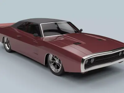 Dodge Charger 1970 3D model