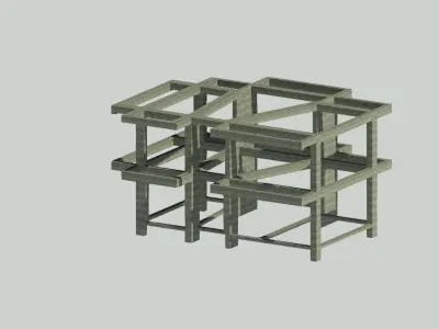 Villa Model Revit 3D model