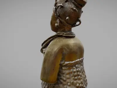 Oloi Bust Low-poly 3D model