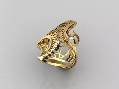 Women Plain Ring Ready STL Models Womens Ring 3d models 3D print model 24