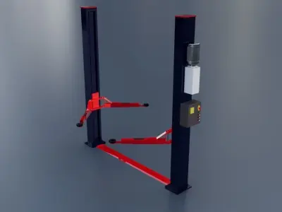 CLARKE Baseplate Car Lift 3D model