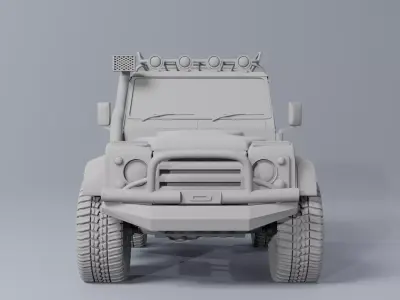 LAND ROVER DEFENDER 3D print model