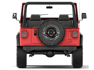 Jeep Wrangler YJ 1988 3D model