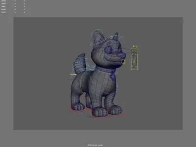 Dog cartoon 3D model purchase