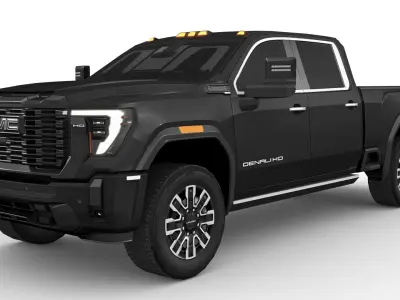 GMC Sierra Denali 2500HD 2025 Low-poly 3D model