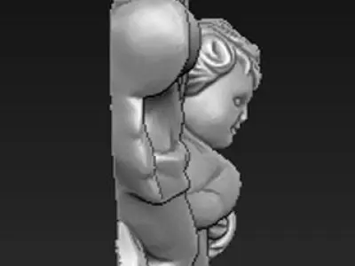 Angels Relief 3D Model 3D model