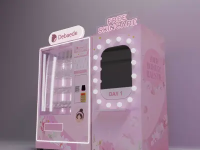 Vending Machine Low-poly 3D model