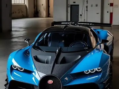 Buggati Chiron 3D model