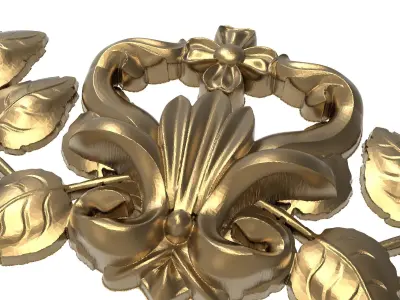  decorative pattern ready for 3D printing 3D model