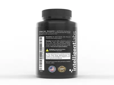 Protein Powder 3D model