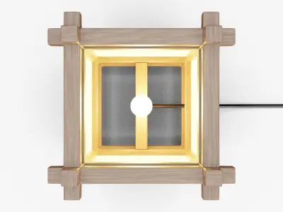 Shoji Lantern 3D model