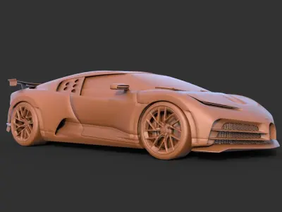 Bugatti Centodieci 3D print model