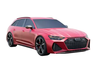 Audi RS 6 Avant 3D Model 3D model