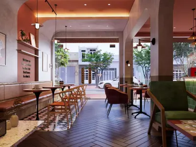 Interior Coffee room  3D model