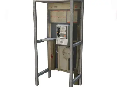 Phone Booth  Free 3D model