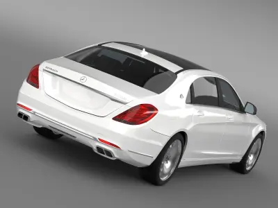 Mercedes Maybach S500 X222 2015 3D model