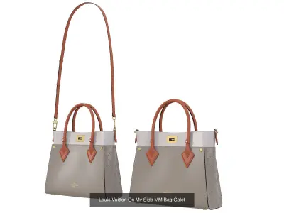 Louis Vuitton On My Side MM Bag  3D Model Pack