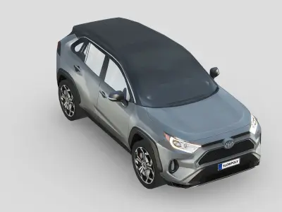 Toyota RAV4 Prime 2021 Low-poly 3D model