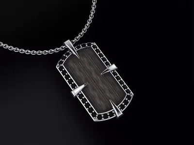 Mans Pendant 3D print model